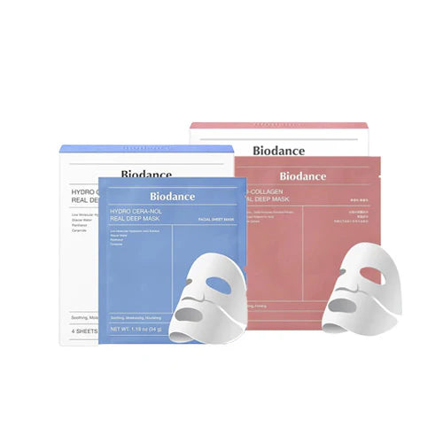 BIODANCE Mask Set - Hydro Cera-nol 4pcs + Bio-Collagen 4pcs
